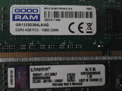 Bele2000 - #komputery
Witam
Mam pewien problem z nowo dokupioną pamięcią goodram dd...