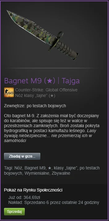 SzczeryMichuuuu - Cześć, 

Mam do sprzedaży skiny do #csgo, do negocjacji! Screeny ...