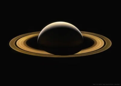 PiotrekPan - Planeta Saturn w całej okazałości. Jedno z ostatnich zdjęć wykonanych pr...