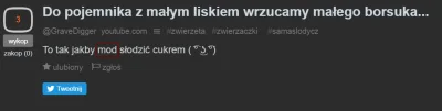 WuDwaKa - @GraveDigger: Masz na myśli moderatora? (⌐ ͡■ ͜ʖ ͡■)