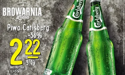 egoistyczny_logistyk - Od piątku w lidlu #carlsberg po 2.22 zł za butelkę 0.66 l. ( ͡...