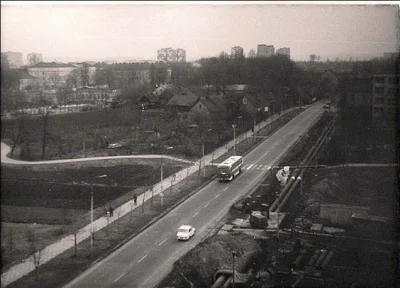 goferek - Obecna al. Kijowska na fotografii z drugiej połowy lat 70. XX wieku
#krako...