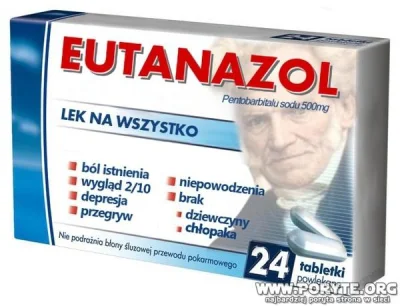 gupilogin - @cerastes: byłbym skłonny nawet poprzeć refundację leku na tą chorobę