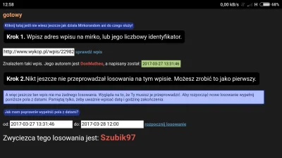 DonMatheo - zwycięzcą @Szubik97 ( ͡° ͜ʖ ͡°)
w przypadku braku odpowiedzi do dzisiaj d...