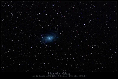 Mcmaker - Wrzucam dzisiaj znowu, dużo lepiej obrobioną wersję galaktyki M33.



#astr...