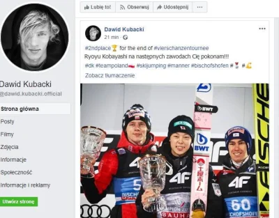 LukaszN - Dawid Kubacki zapowiada już rewanż ( ͡° ͜ʖ ͡°)