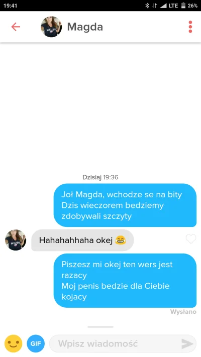 C.....u - #tinder jednak warto bylo zostac freestylerowcem