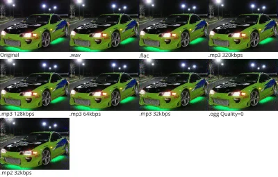 supra107 - Pewnego sortu wizualizacja kompresji audio poprzez slow-scan television (S...