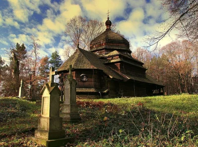 kono123 - Cerkiew pw. Wniebowstąpienia Pańskiego w Uluczu położona jest na wzgórzu Dę...