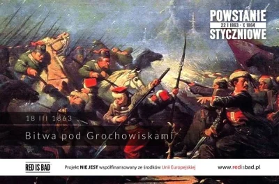 p.....t - 152 lata temu, 18 marca 1863 r. pod Grochowiskami doszło do zwycięskiej dla...