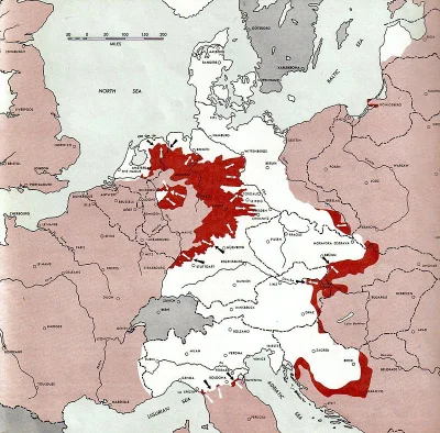 jtdn - Mapa terytorium, które kontrolowali alianci mniej więcej gdy zaczęła się Bitwa...