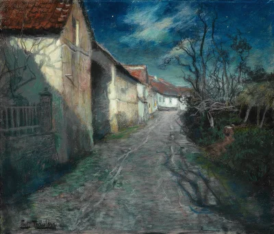 Hoverion - Fritz Thaulow (1847 - 1906)
Moonlight in Beaulieu, 1904
#malarstwo #sztu...