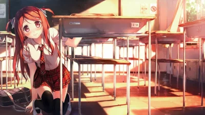 Azur88 - #randomanimeshit #originalcharacter #schoolgirl #zakolanowkianime #redhair #...