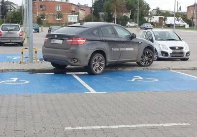pogop - Myślę, że za parkowanie na dwóch miejscach dla inwalidów powinien być mandat ...