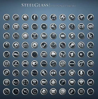pameladesign - Seodesign 100+ Circles Glass Android Icons Set Download #android #icon...