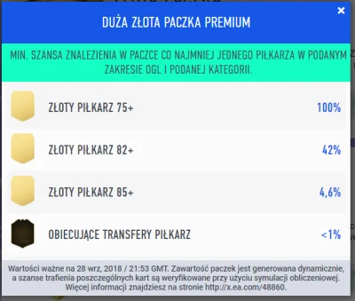 SpiderFYM - O! Całkiem duża szansa na OTW, przekonuje mnie to do otwarcia.
#fifa19 #...