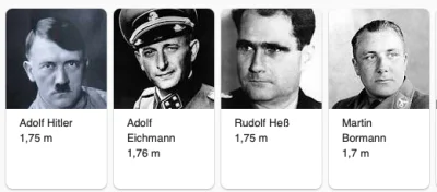turbopisior - ciekawostka- większość nazistów miała poniżej 180cm wzrostu