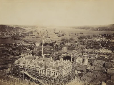 myrmekochoria - Widok na Istambuł/Konstantynopol, Turcja 1868 rok. 

#starszezwoje ...