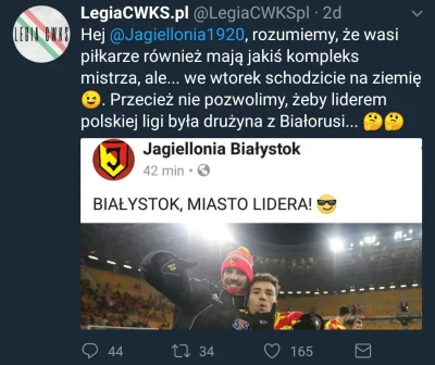 Enzo_Molinari - Jak można wytykać innemu klubowi że jest z Białorusi, kiedy samemu je...