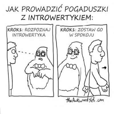 Chodtok - #bekazintrowertykow

SPOILER

#introwertycy #introwertyzm #introwersja ...