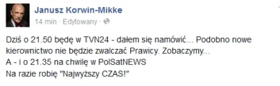 Totmes_III - "(...) nowe kierownictwo nie będzie zwalczać prawicy"

Czyżby TVN już ...