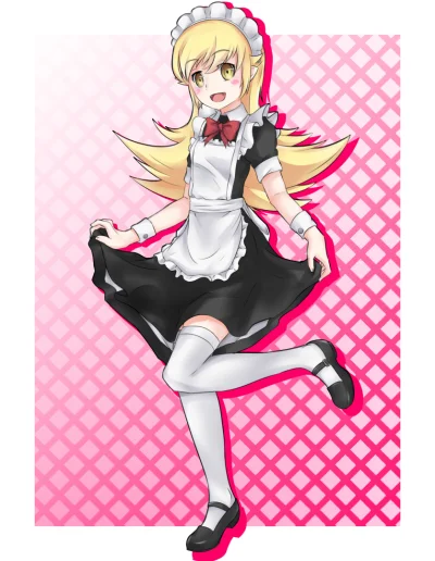 S.....z - #randomanimeshit #monogatari #shinobu #loli #maid #zakolanowkianime #blushe...