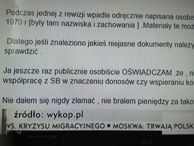 michal04472 - @lechwalesa Bolek, pisz chociaż te kropki i przecinki "jak Pan Bóg przy...