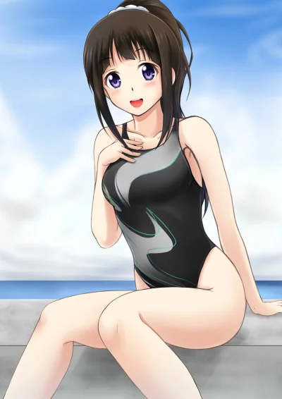 kedzior1916 - #randomanimeshit #hyouka #eruchitanda #swimsuit