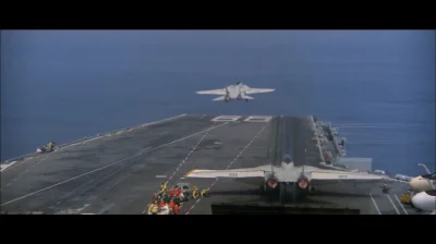 A.....1 - Dwa myśliwce F-14 Tomcat startujące z lotniskowca USS Nimitz (CVN-68).
Kad...