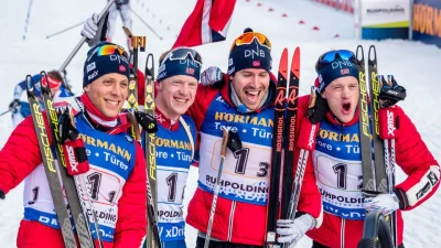 MSKappa - Podsumowanie piątku w biathlonie:

Panowie:
Sztafeta 4x7.5km - Ruhpolding
1...