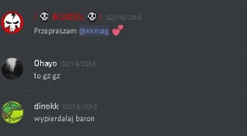 dinokk - @BOXDEL Ty psie to była jedyna rzecz na ciebie XDDD TY SE PRZYPOMNI JAK MADZ...