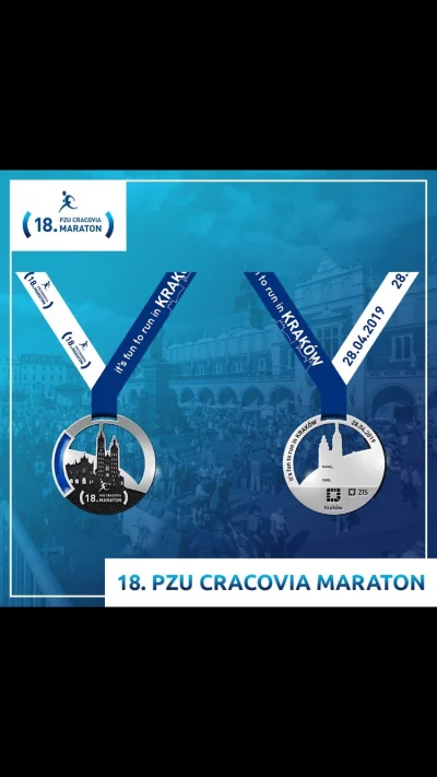 Kinja - Na niedzielnych uczestników #cracoviamaraton czekać będzie taki medal. ʕ•ᴥ•ʔ ...