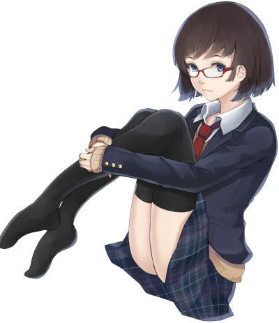 Azur88 - #randomanimeshit #anime #originalcharacter #schoolgirl #glasses #zakolanowki...