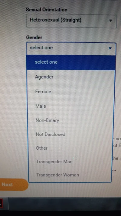 Khalimowski - Składam aplikacje do nowej roboty, a tu taki wybór płci #uk