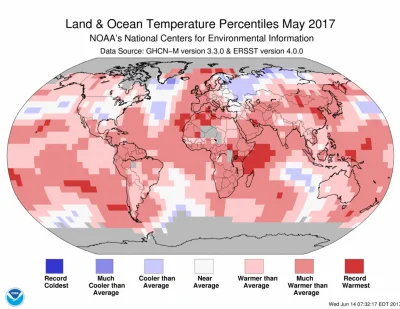 Sierkovitz - Globalny klimat: Maj 2017 3. w notowanej historii

W pierwszej 4. lata...