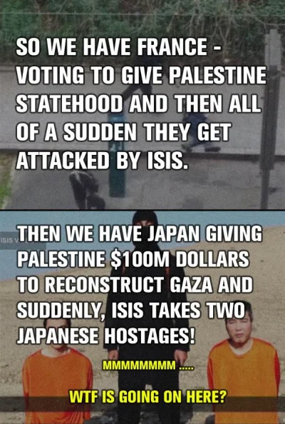 LaPetit - Za wszystkim stoją Żydzi.
#isis #palestyna #zakładnicy #japonia #francja #...