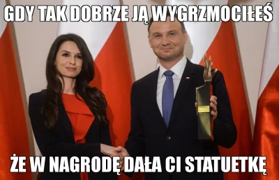bordozielonka - #cenzoduda #kaczynska #statuetka #heheszki #humorobrazkowy