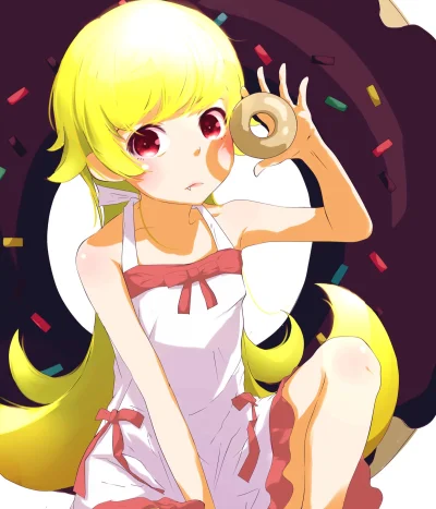 Banri - #randomanimeshit #monogatari #shinobu #redeyesalert #loli @jamal013