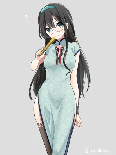 Sentox - #randomanimeshit #kantaicollection #ooyodo #cheongsam #