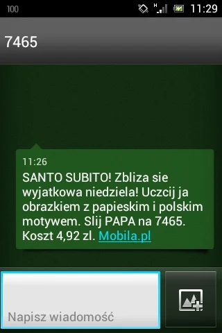 Trzesidzida - Wlasnie dostalem takiego smsa. Az boje sie otworzyć lodówkę... #niewiem...