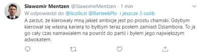 ElToro - Sławek Mentzen uaktywnił się na Twitterze.
#konfederacja #korwin #mentzen