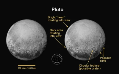 wachowsky - #astronomia #kosmos #pluton 
Świeże zdjęcie Plutona z rana jak śmietana!...