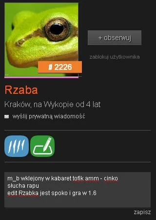 SiekYersky - @Rzaba: faktycznie bo pewnie widziałaś moją notkę :D 

nic osobistego oc...