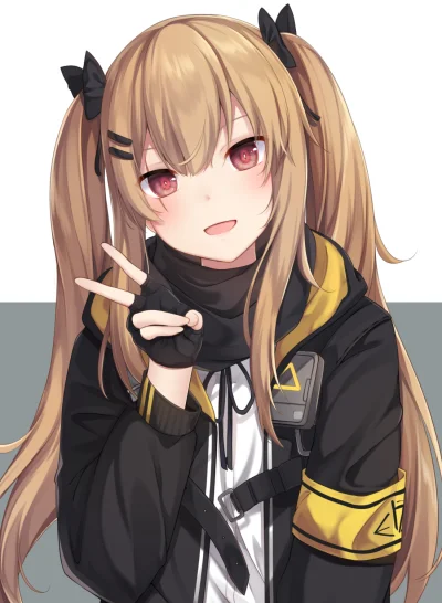 Azur88 - #randomanimeshit #anime #girlsfrontline #ump9 #longhair #brownhair #ponytail...