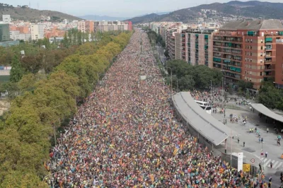 piaskun87 - > Do Barcelony dotarły marsze z kilku miast Katalonii. Protestują teraz o...