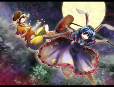 t.....t - #randomanimeshit #touhou #seiran #ringo