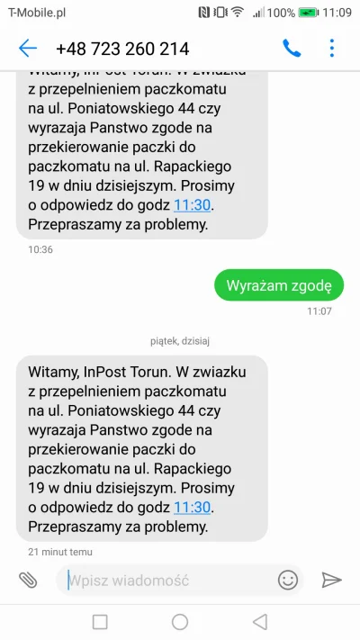 QHiN - Czy w #inpost pracują jakieś niedorozwoje czy ja robię coś źle? Drugi raz to s...