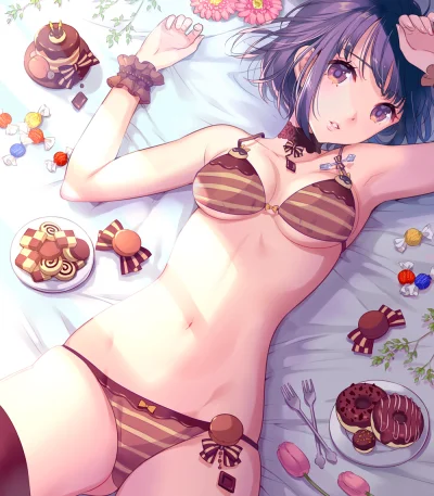 bakayarou - #randomanimeshit #originalcharacter #zakolanowkianime #swimsuit #animeart...