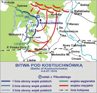 N.....h - Rozpoczęła się krwawa bitwa Legionów Polskich z wojskami rosyjskimi pod Kos...
