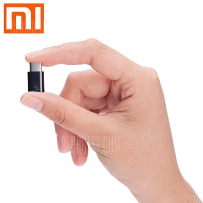 eternaljassie - Original XiaoMi USB Type-C Male to Micro USB Female Connector w dobre...